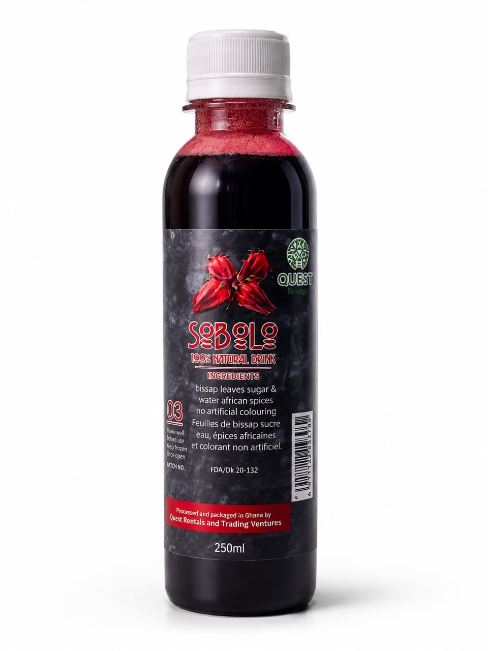 Quest 100% Natural Sobolo Drink (250ml)